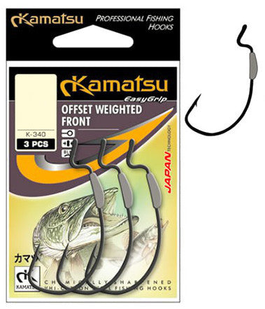 Kamatsu Offset Hooks weighted front, Order Online in Ireland