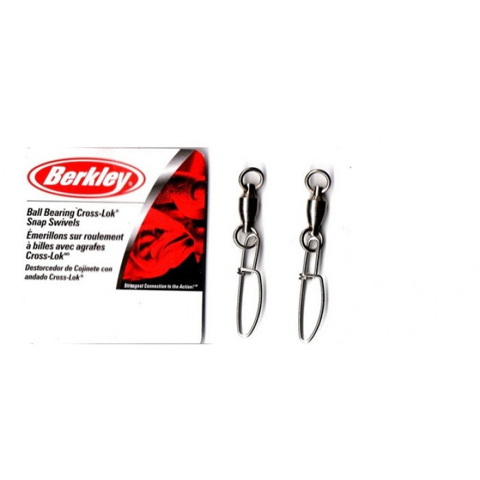 Berkley® Mcmahon® Ball bearing cross lock snap swivels