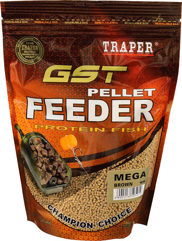 Traper GST FEEDER BROWN PELLETS 500g