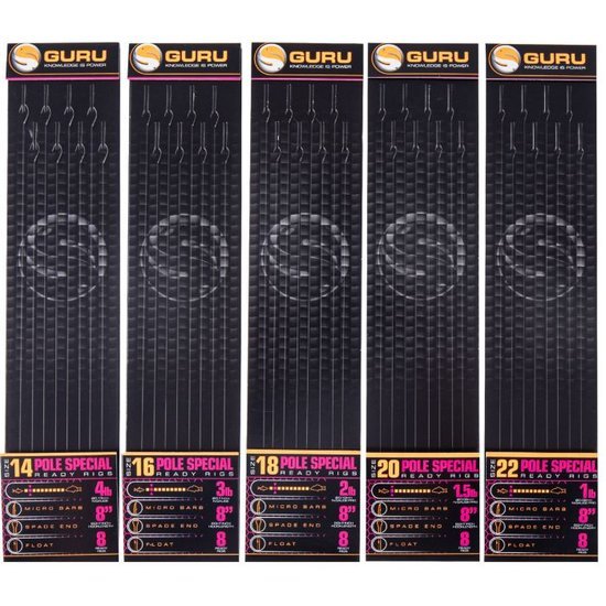 Guru Pole Special Ready Rigs 8'' Micro Barbed GURU