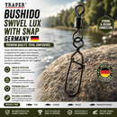 🎣 Traper Bushido Swivel Lux with Snap Germany – Premium Snap Swivel for Reliable Connections TRAPER