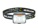 HEADLAMP LTC LED XPE 200LM+COB 300LM RECHARGEABLE BATTERY 1800MAH USB TYPE-C LAMEX