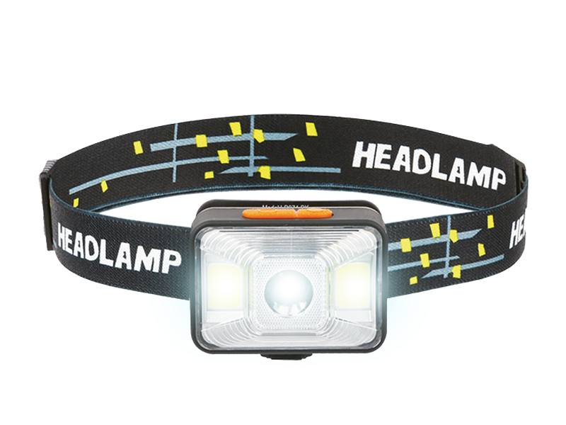 HEADLAMP LTC LED XPE 200LM+COB 300LM RECHARGEABLE BATTERY 1800MAH USB TYPE-C LAMEX