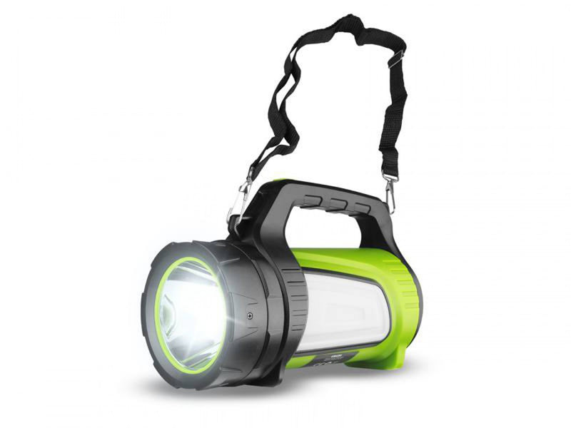 LED SEARCHLIGHT HAND TORCH 1200LM WITH BUILT-IN 4500 MAH BATTERY