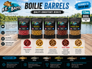 🎣 N.E. Baits Boilie Barrels 800g N.E. BAITS