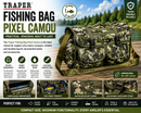 🎒 Traper Fishing Bag Pixel Camou (40x18x27cm) TRAPER