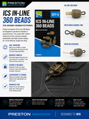 🎣 Preston Innovations ICS In-Line 360 Beads PRESTON INNOVATIONS
