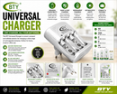 🔋 BTY Universal Charger BTY