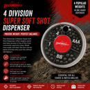 🎣 Dinsmores 4 Division Super Soft Shot Dispenser DINSMORES