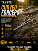 🎣 Traper Curved Forceps TRAPER