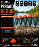 🎣 Fox Rage Predator HD Stubby Slider Float FOX