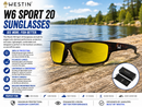 🕶️ Westin W6 Sport 20 Sunglasses – Premium Polarized Fishing Sunglasses WESTIN