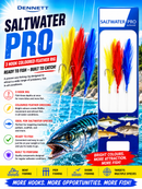 🎣 Dennett Saltwater Pro 3 Hook Coloured Feather Rigs DENNETT