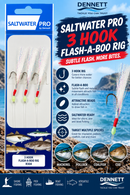🪝 Saltwater Pro 3 Hook Flash-A-Boo Rigs DENNETT