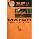Guru Match Special Micro Barbed Hooks Spade End GURU