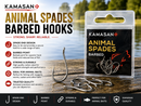 🪝 Kamasan Animal Hooks Spade Barbed KAMASAN