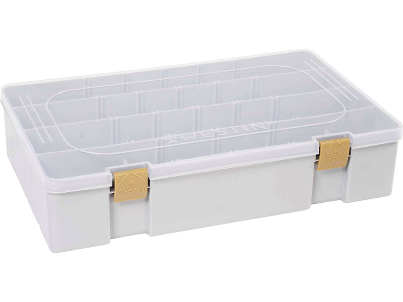 Westin W3 Tackle Boxes -  Grey Clear
