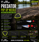 🎣 Fox Rage Predator Pop-Up Needle FOX