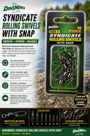🎣 Dinsmores Syndicate Rolling Swivels With Snap DINSMORES