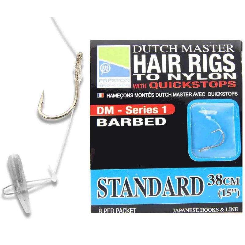 Preston Innovations Dutch Master Hair Rig Short 38cm (8pcs) PRESTON INNOVATIONS