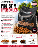 🎣 CC Moore Pro-Stim Liver Boilies 5kg CC MOORE