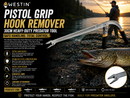 🎣 Westin Pistol Grip Hook Remover Stainless – 30cm Heavy-Duty Predator Tool WESTIN