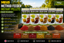 🎣 Meus Method Feeder Instant Pellets 700g MEUS