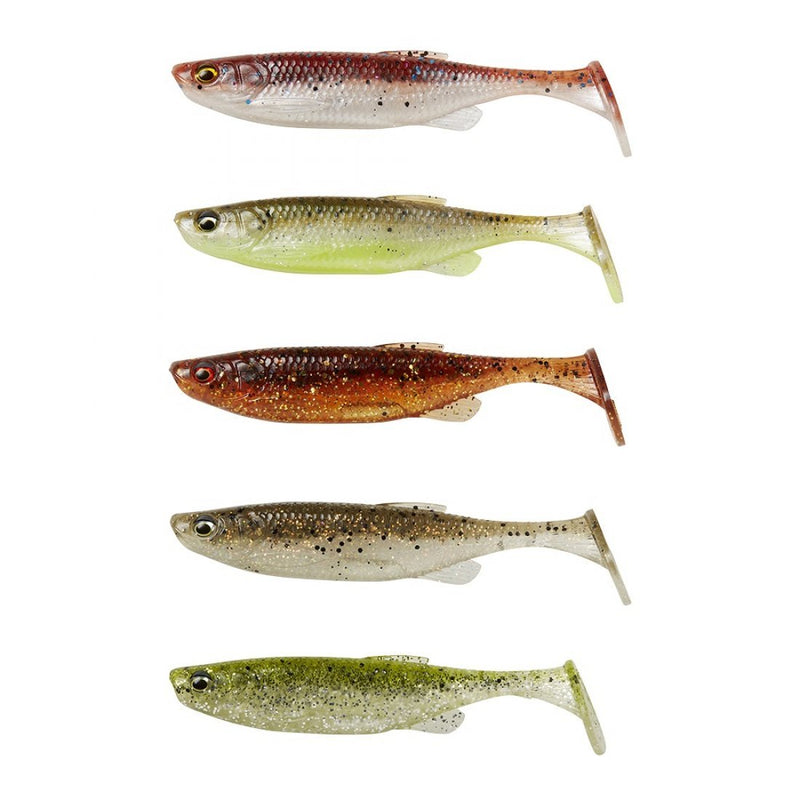 Savage Gear Fat Minnow T-Tail Clear Water 5pcs SAVAGE GEAR