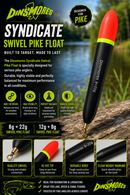 🟠 Dinsmores Syndicate Swivel Pike Floats DINSMORES