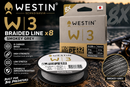 🎣 Westin W3 Braided Line x8 – Smokey Grey 150m WESTIN