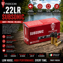 🎯 Fiocchi .22LR Subsonic FIOCCHI