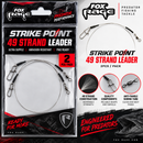 🐊 Fox Rage Strike Point 49 Strand Leader – 2pcs/pack FOX