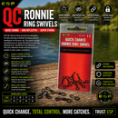 🎣 ESP QC Ronnie Ring Swivels DRENNAN