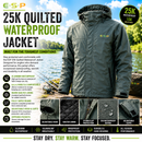 🧥 ☂️ ESP 25K Quilted Waterproof Jacket DRENNAN