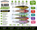 Shamrock Slider Jerkbait Lures 15cm 80g VIVADO