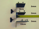 S-Pointer Platforms for Gunnel Rail (8cm platform from 5mm metal) S-POINTER