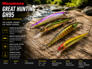 🎣 Megabass Great Hunting GH95 11g – Precision Trout & Predator Minnow MEGABASS