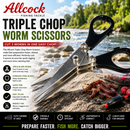 Allcock Triple Chop Worm Scissors VIVADO