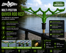 Dinsmores Multi-Position Quiver Rod Rest for feeder, coarse and match fishing with multiple rod support positions. VIVADO