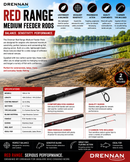 Drennan Red Range Medium Feeder Rod VIVADO