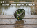 ESP Tungsten Loaded Hooklink 10m Soft 