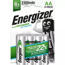 Energizer Rechargeable 4 x Bateries R6/AA Ni-MH 2300mAh ENERGIZER