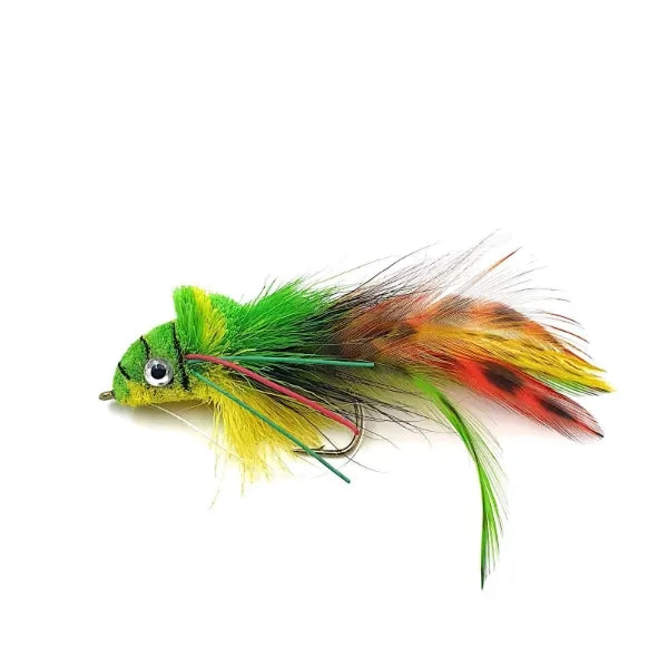 Pike Fly Hot Frog Weedless