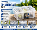 Flambeau Spinnerbait Boxes in Medium and Large sizes for organised tangle-free spinnerbait and fishing lure storage VIVADO