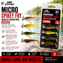 🐟 Fox Rage Micro Spikey Fry Mixed UV Colour Pack Loaded VIVADO