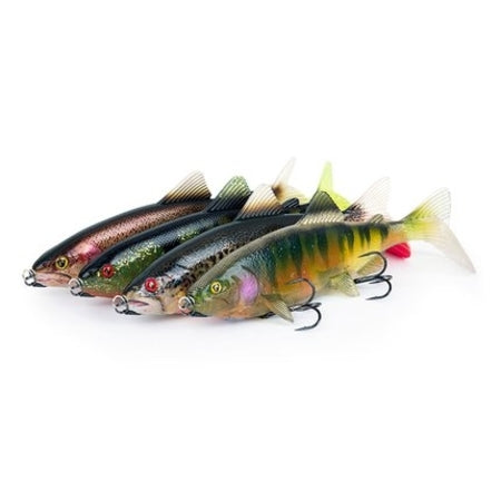 Fox Rage Realistic Shallow Replicant Trout 23cm – UV perch colour swimbait lure