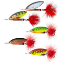 Fox Rage Spinner UV 26g – high-vibration predator spinner lure with UV blade and feather tail