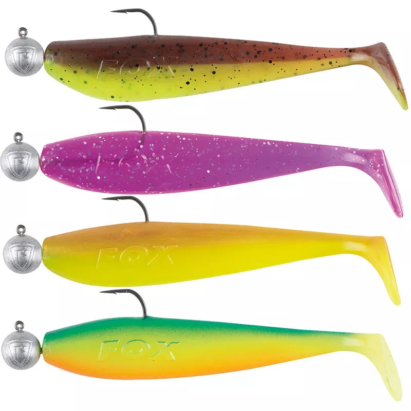 Fox Rage Zander Pro Shad Loaded UV set – soft lures mixed colours
