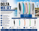 Kinetic Delta Mix Set five piece sea fishing lure set for mackerel pollock cod and sea trout