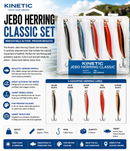 Kinetic Jebo Herring Classic sea fishing lure set for mackerel pollock and cod